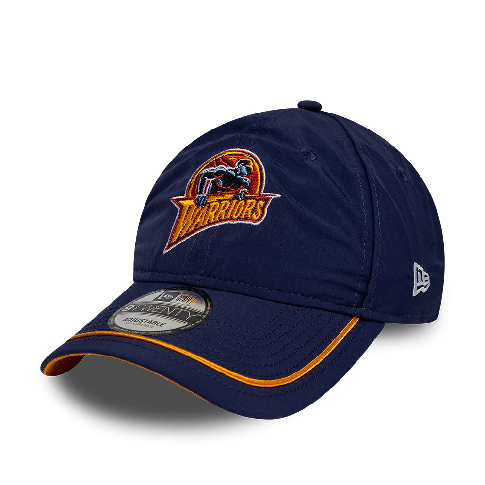 Casquette 9TWENTY Warriors NBA Hardwood Classic Nylon Bleu foncé