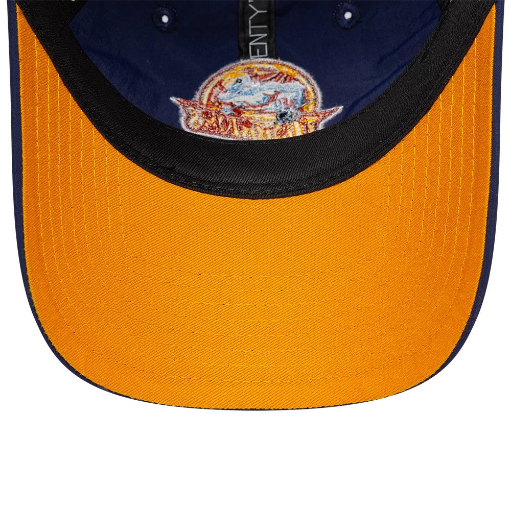 Casquette 9TWENTY Warriors NBA Hardwood Classic Nylon Bleu foncé