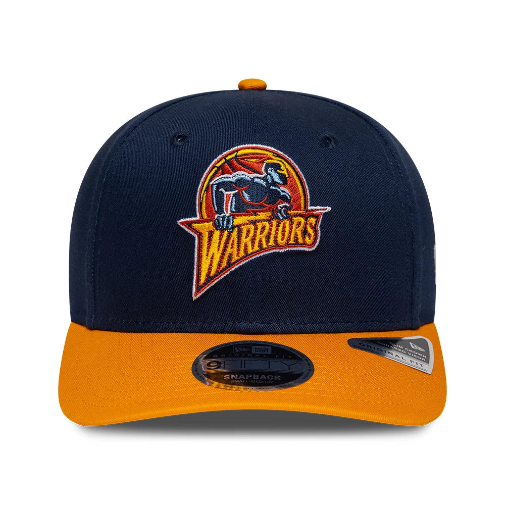 Casquette 9FIFTY Snapback Warriors NBA Hardwood Classic Bleu foncé