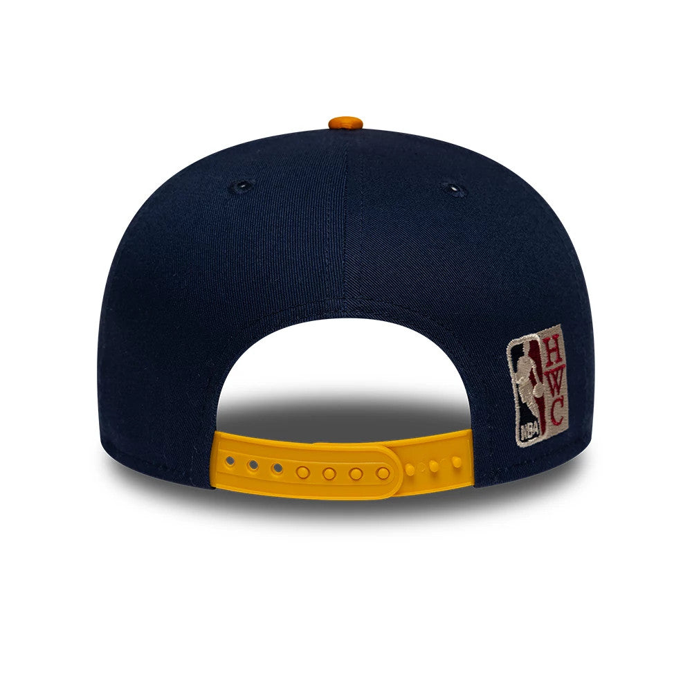 Casquette 9FIFTY Snapback Warriors NBA Hardwood Classic Bleu foncé