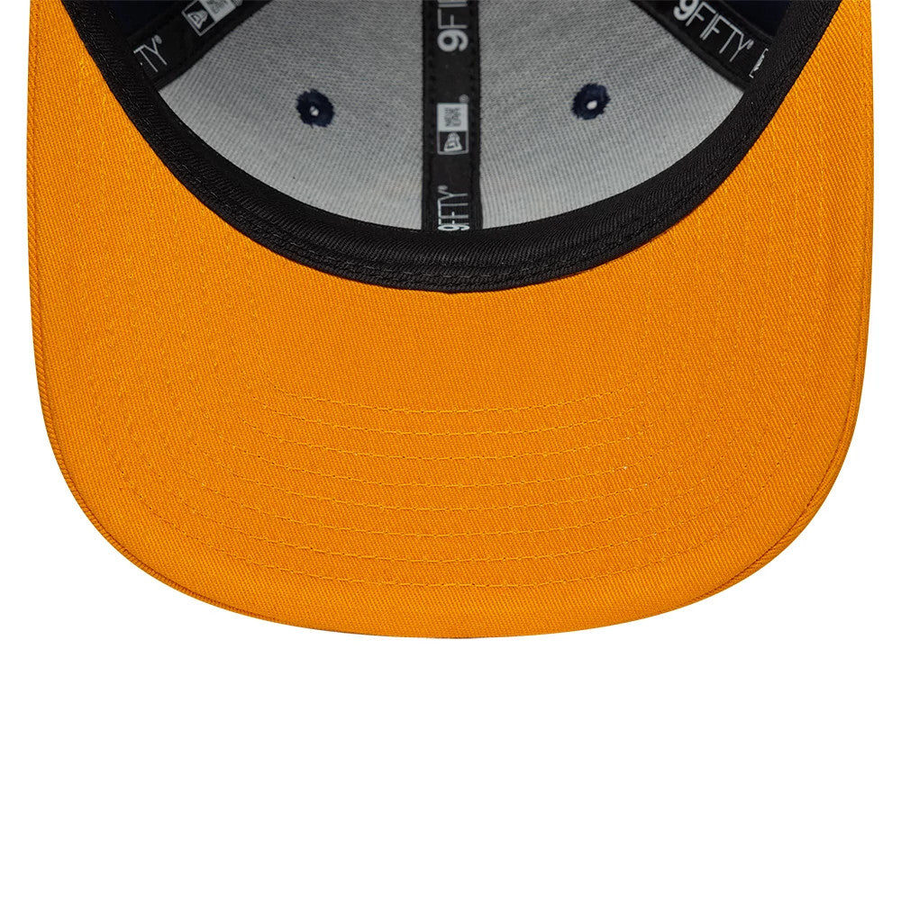 Casquette 9FIFTY Snapback Warriors NBA Hardwood Classic Bleu foncé