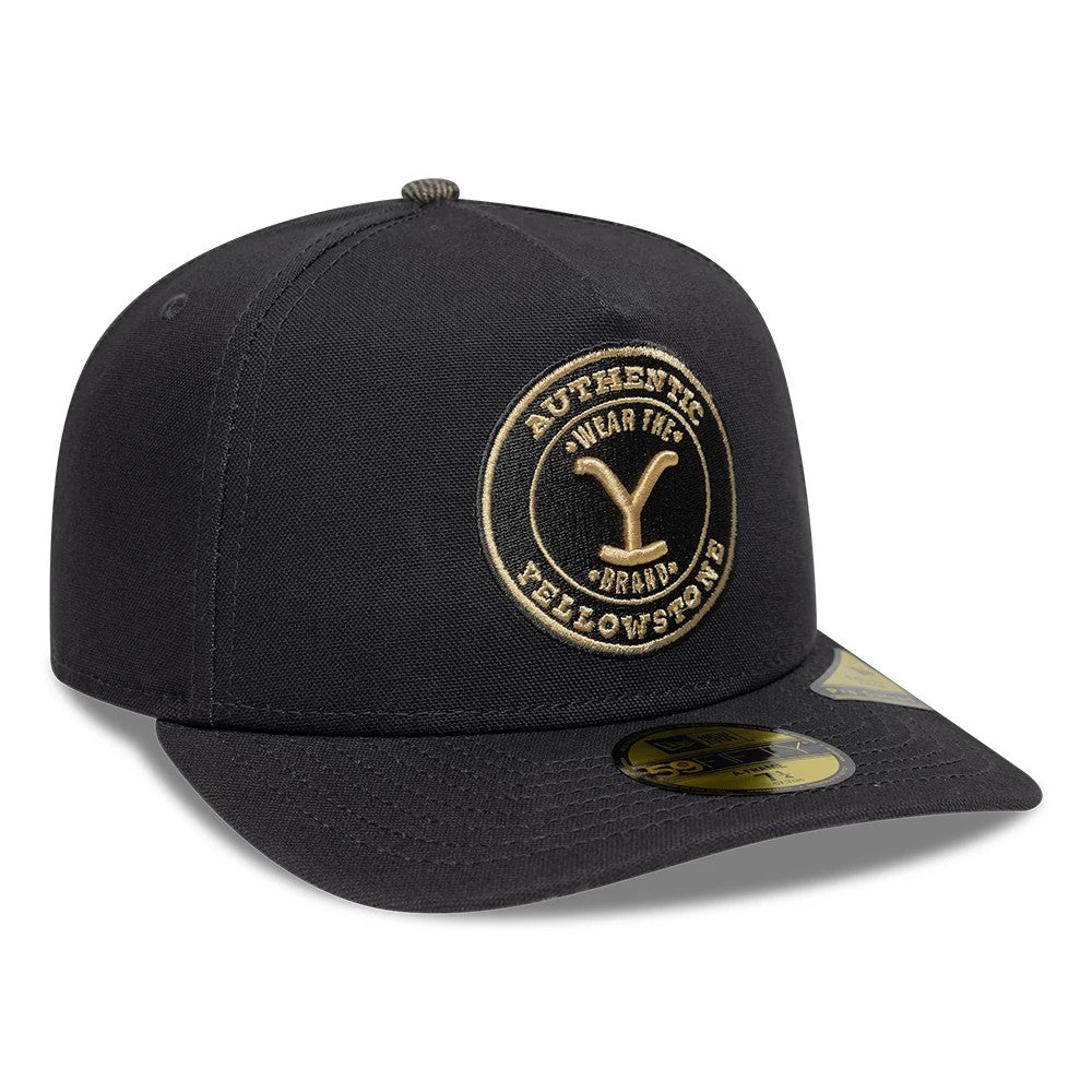 Casquette 59FIFTY A-Frame Fitted Paramount Yellowstone Gris foncé