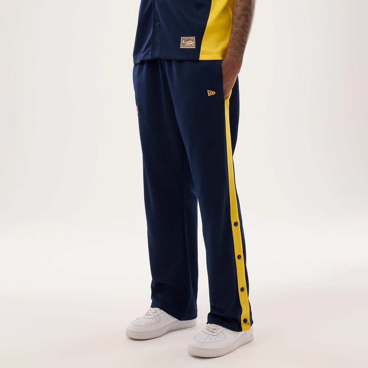 Jogging Droit Golden State Warriors NBA Hardwood Classic Bleu foncé