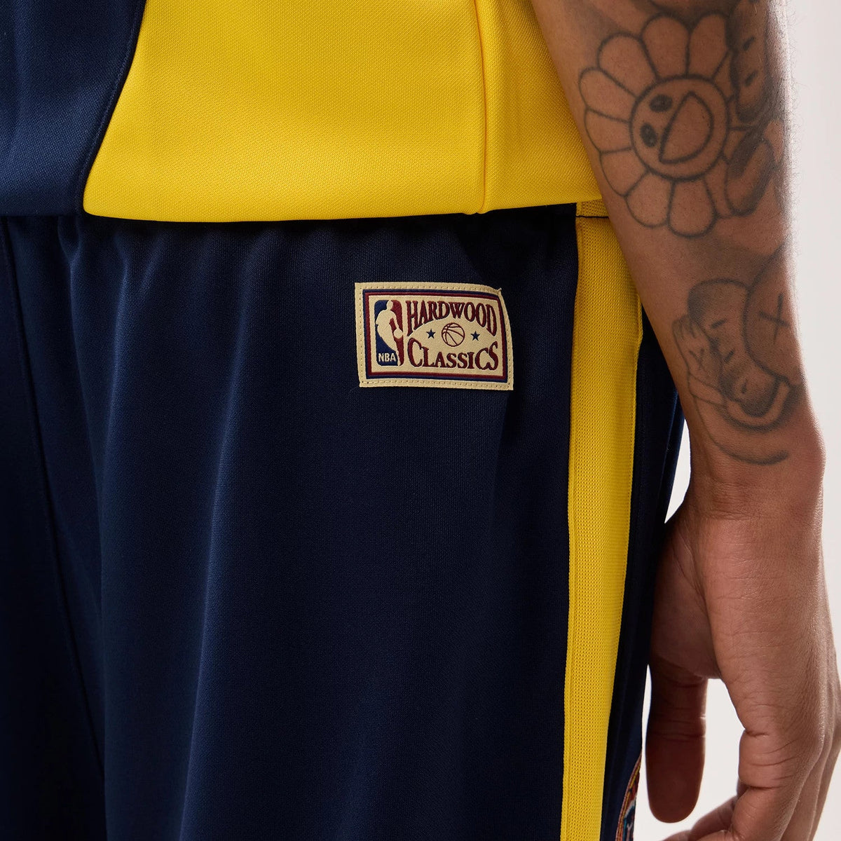 Jogging Droit Golden State Warriors NBA Hardwood Classic Bleu foncé