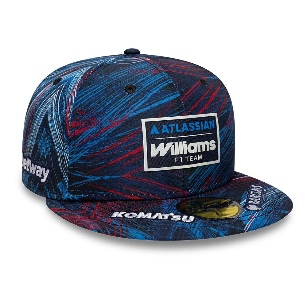 Casquette 59FIFTY Fitted Williams Silverstone Race Special Bleu Marine