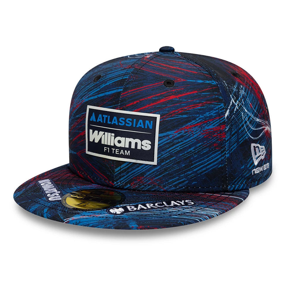 Casquette 59FIFTY Fitted Williams Silverstone Race Special Bleu Marine