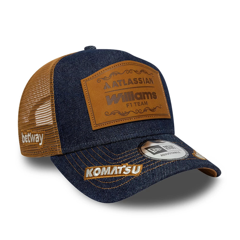 Casquette 9FORTY E-Frame Trucker Williams Team Austin Race Bleu marine