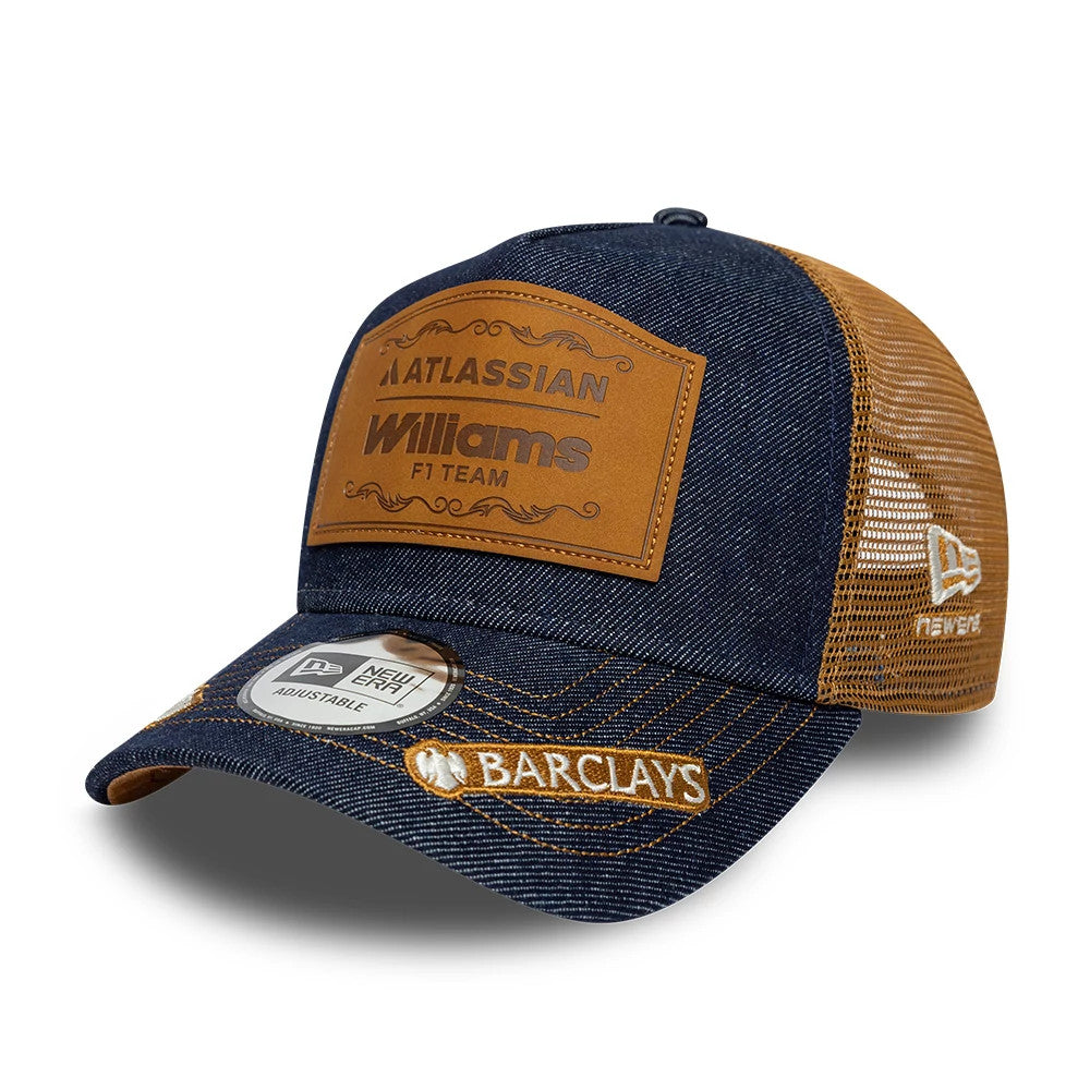 Casquette 9FORTY E-Frame Trucker Williams Team Austin Race Bleu marine