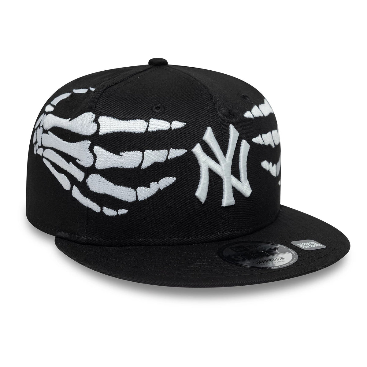 Casquette 9FIFTY Yankees MLB Halloween Glow In The Dark Hands Noir