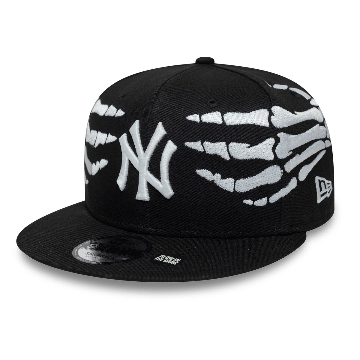 Casquette 9FIFTY Yankees MLB Halloween Glow In The Dark Hands Noir