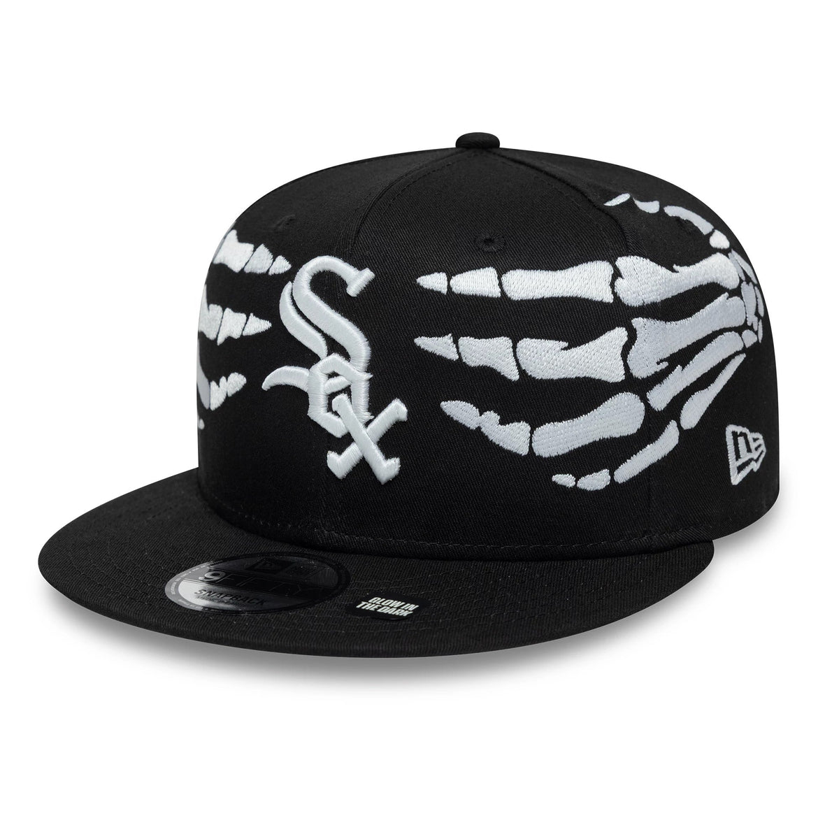 Casquette 9FIFTY White Sox MLB Halloween Glow In The Dark Hands Noir