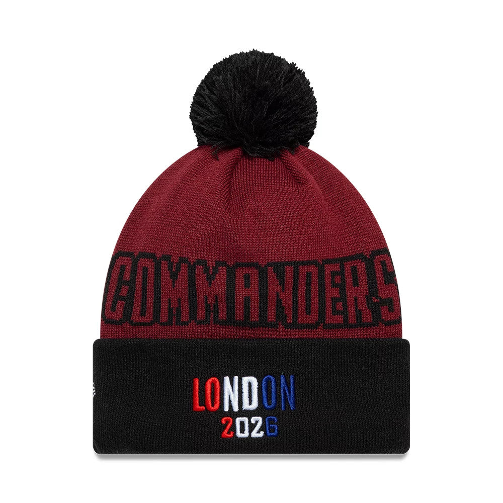 Bonnet Washington Commanders NFL International Games 2026 London Rouge foncé