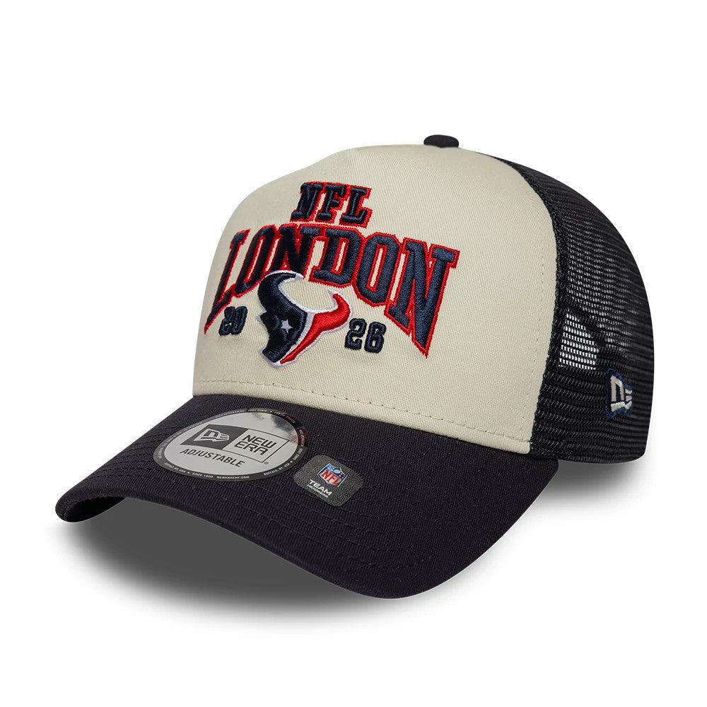 Casquette 9FORTY A-Frame Trucker Texans NFL International Games 2026 London Bleu