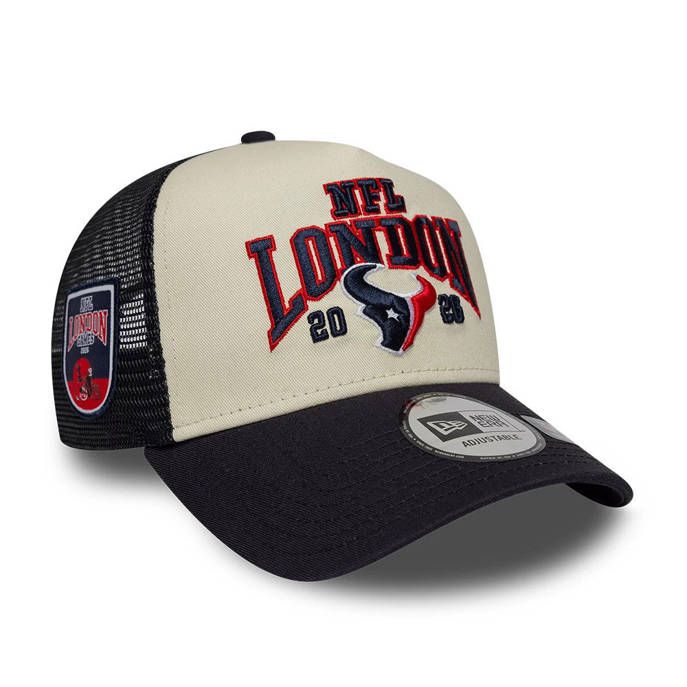 Casquette 9FORTY A-Frame Trucker Texans NFL International Games 2026 London Bleu