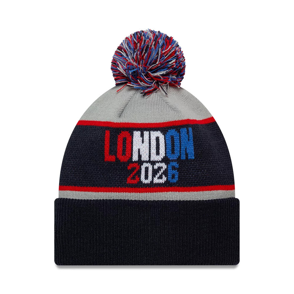 Bonnet Texans VS Jaguars Dueling Logos NFL International Games 2026 London Bleu marine