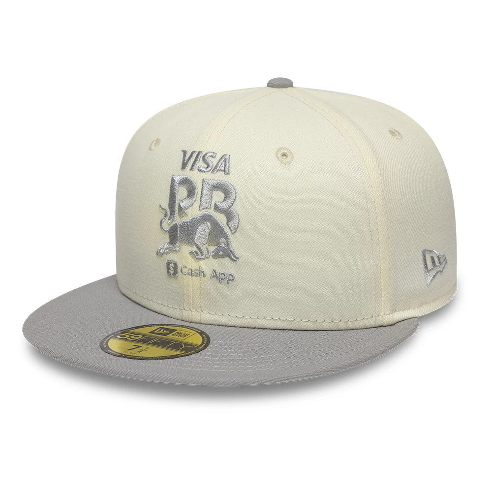 Casquette 59FIFTY Fitted Visa Cash App Racing Bulls Crème & Gris